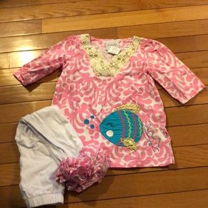 Mud pie 2t outfit